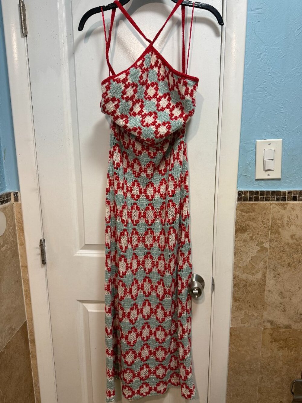 Zara Knit Halter Maxi Dress
